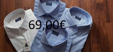 Camicie Sartoriali Tessuti 100% Cotone 