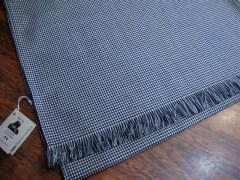 sciarpa 100% lana disegno piede de poule