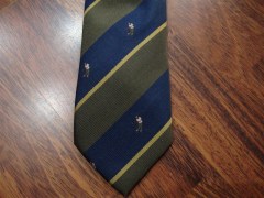 cravatta sartoriale,tessuto 100% seta con logo "Golf"