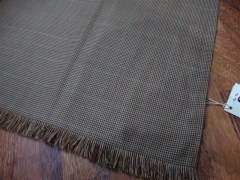 sciarpa 100% lana con disegno "piede de poule"